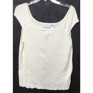 Ladies Size XL Lizsport by Liz Claiborne Short Sleeve Sweater